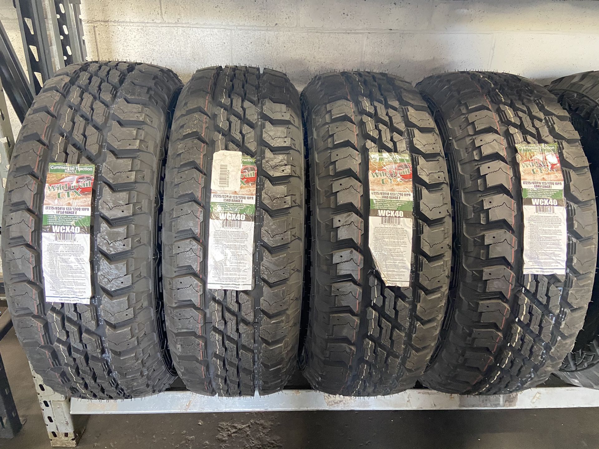 WILD TRAIL M/T LT275/65/18 ON SALE!!!!!