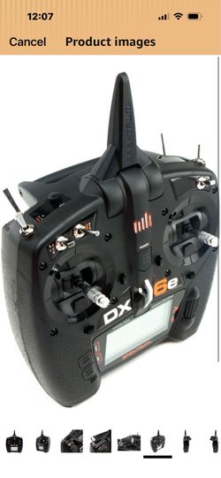 DX6e spectrum transmitter
