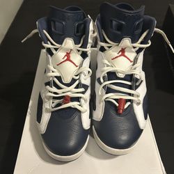 2 pairs of jordan 6s 