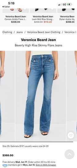 Veronica beard jeans size 26