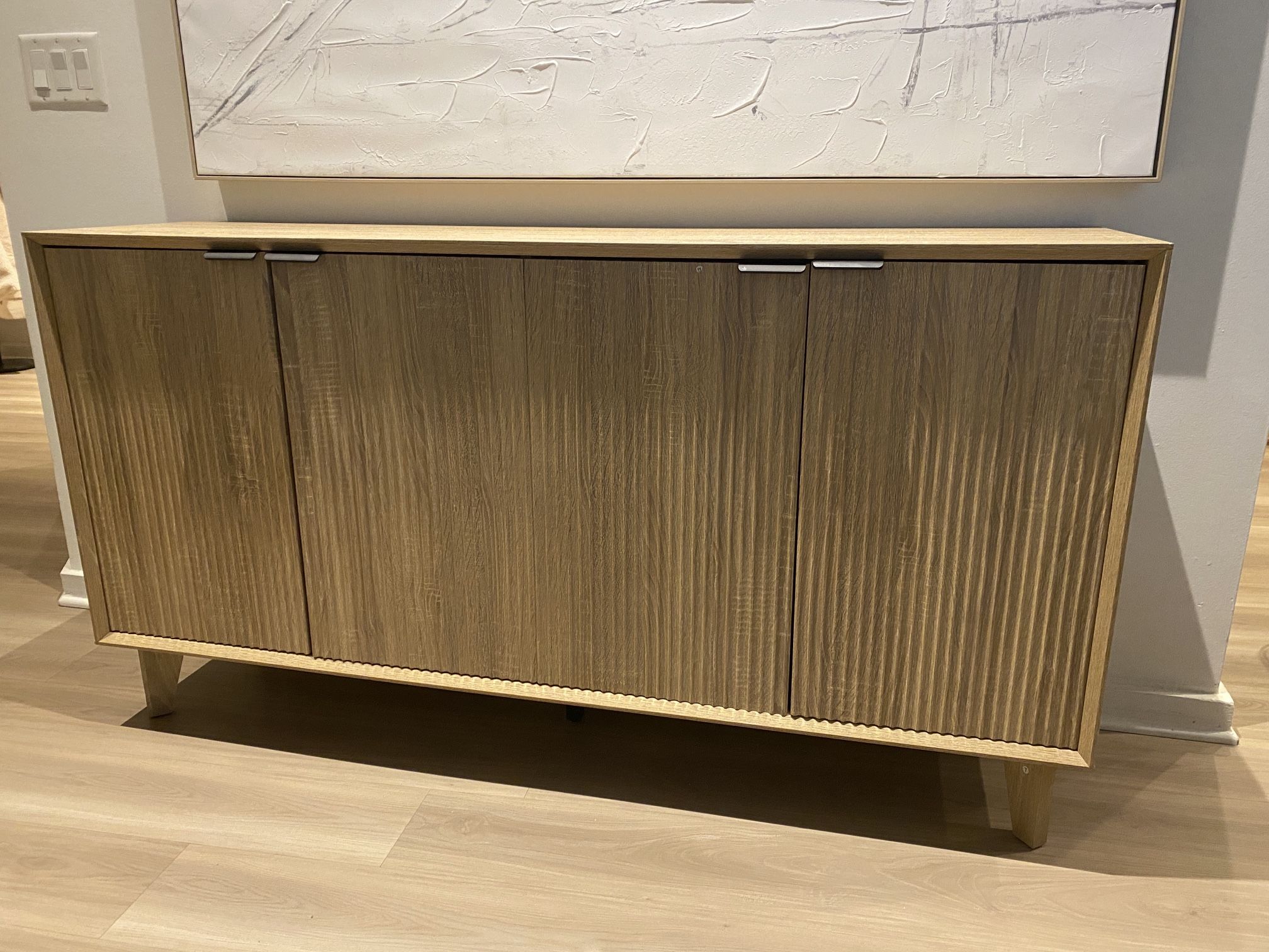 Fluted Cabinet Storage - New 