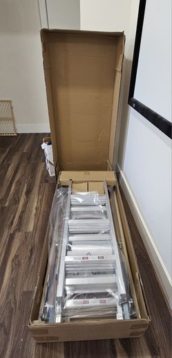 10-Foot Aluminum Attic Ladder with Cover, Attic Ladder