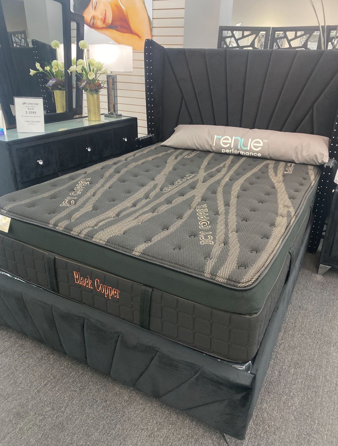 Queen Mattress Pillow Top