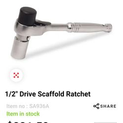 Snap-On 1/2" Drive Ratchet Scaffolding 
