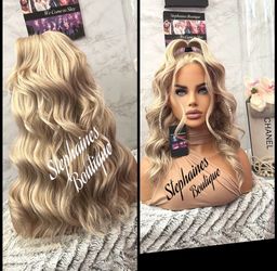 Human Hair Blended Lace Front Wig