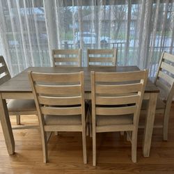 Skempton Dining Table and 6 Chairs Set