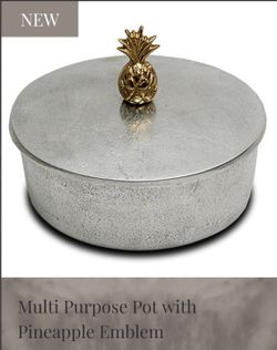 Multi Purpose Pot with Pineapple Emblem NEW