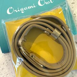 NEW Origami Owl Wrap Gold Metallic Bracelet Mothers Day Gift Jewelry Summer 