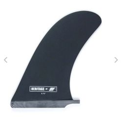 Heritage Longboard Fin 10.5 Inch - Black