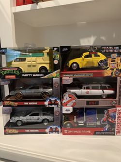 Jada Toys Ghostbusters/Optimus Prime/ TMNT/ Bumblebee Car Models