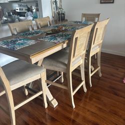 High Table and Chairs