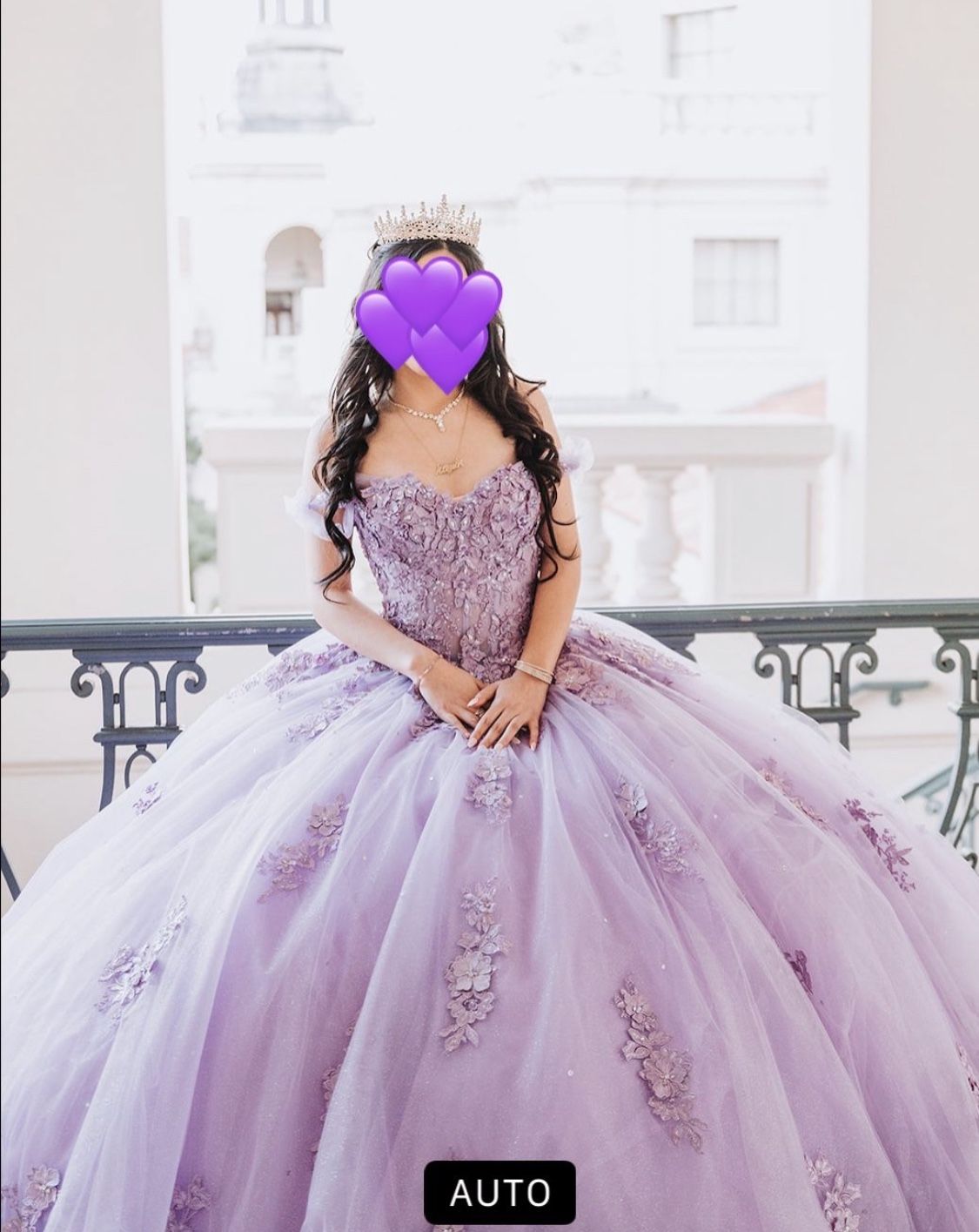 MODA 2000 lavender Quince Dress. $700 - www.disolcolor.com