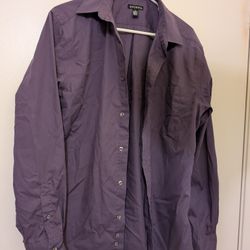 Men's Dress Shirt Purple