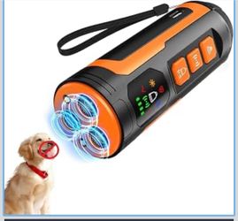 Sonic Bark Deterrent, Ultrasonic Dog Barking Control Device with Flashing Light, Waterproof Anti Bark Device for Indoor Outdoor Use, Stop Neighbor Dog
