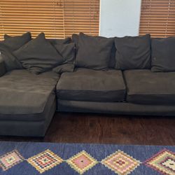 Grey L Shaped Sofa