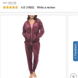 Velour Track Suit 