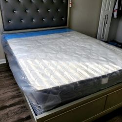 NEW QUEEN MATTRESS AND BOX SPRING 😉 100% QUALITY & CONFORM 👌