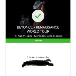 Beyoncé Ticket