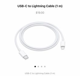 Apple USB-C to Lightning Cable (1 m) OEM