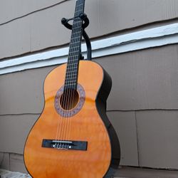 Nylon String Beginner Guitar W Gig Bag + Tuner (Optional)