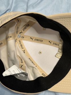 PUMA Evercat Stretch Fit Cap – Beige Tan with Embroidered Block Logo