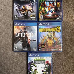PS4 Lot : Destiny, Battlefield 1, Crash Bandicoot, Borderlands 3, Garden Warfare 