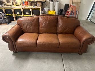 Leather couch