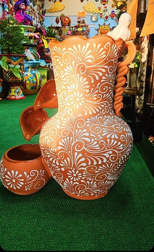 🔥20 % Off 💥 Talavera Fountain With Water Pump Included ⛲️shipping Available In All USA. Tel 562 348-2841 ⛲️