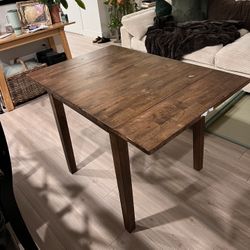 brown kitchen table 