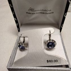 Illuminaire Deep Purple Earrings  New Price