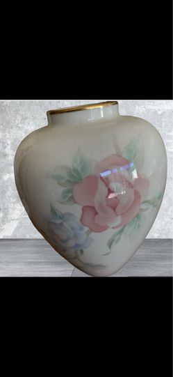 Floral Lenox vase