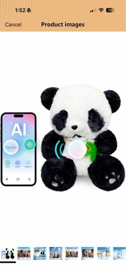 New in box AI toys for kids, Interactive ai companion kids plush panda, Designed specifically for kid's development, No screen educational toys, Smart