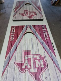 Texas A&M Cornhole Bag Toss game