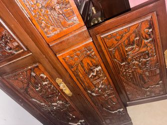 Antique liquor cabinet