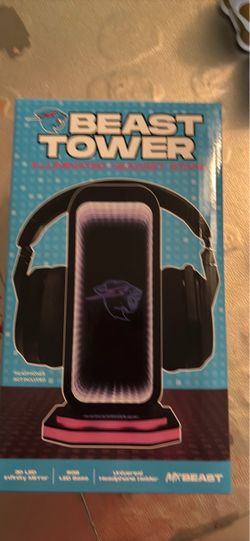MrBeast Tower Illuminated Headset Stand