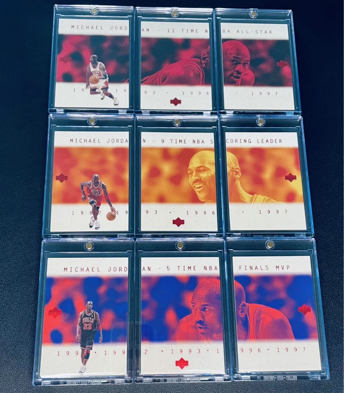 Extremely Rare Japanese All 3 Michael Jordan Card Sets
