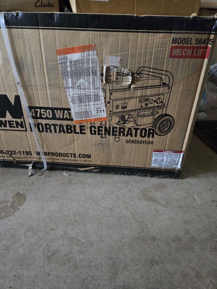 Wen 4750 Generator--New In Box