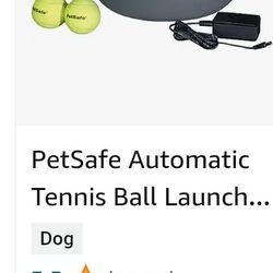 PetSafe Automatic Tennis Ball Launcher – Interactive Dog Ball Thrower – Adjustable Range – Motion Sensor – Indoor & Outdoor Toy – A/C Power or Batteri