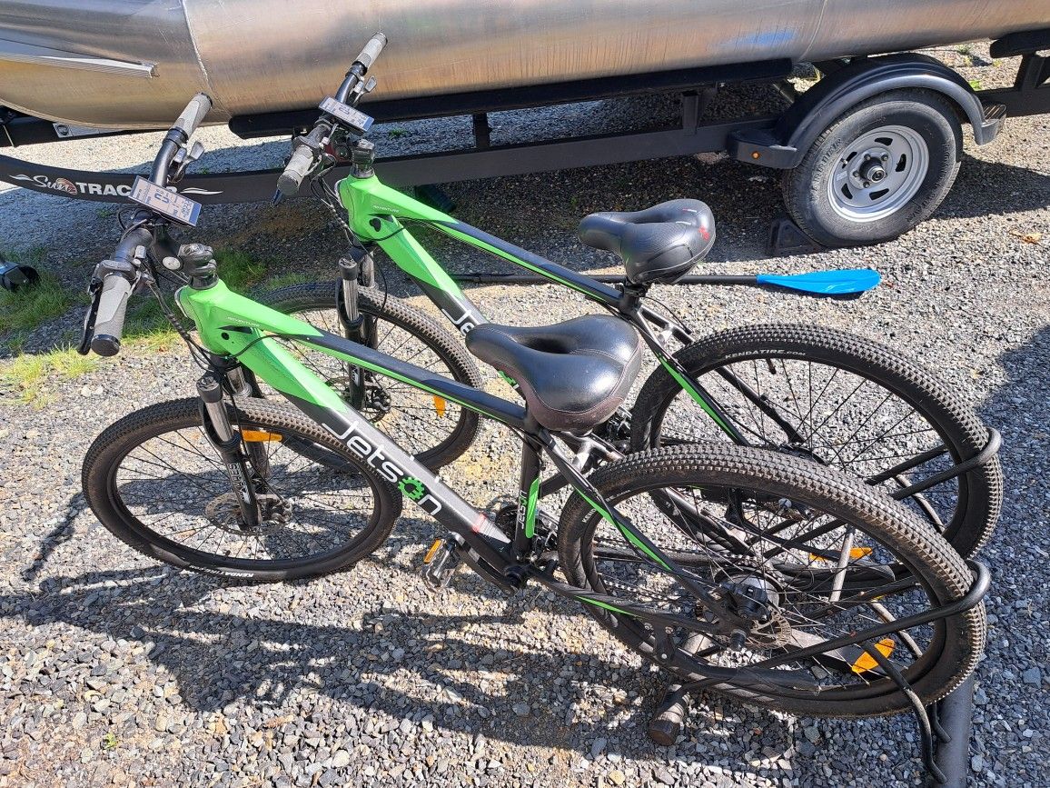 (2) Electric Mountain Bikes