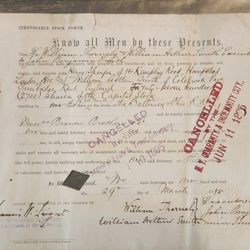 1895 Antique London Stock Purchase of B&O RR
