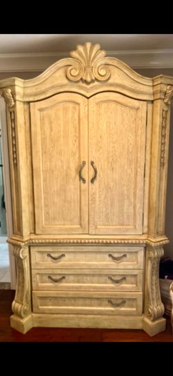 Vintage Wooden Armoire