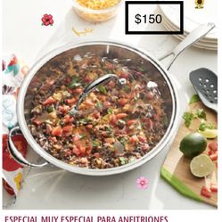 Sartén Hondo De 14” Tri Ply