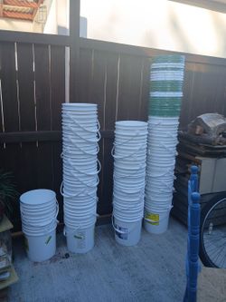Buckets with lids