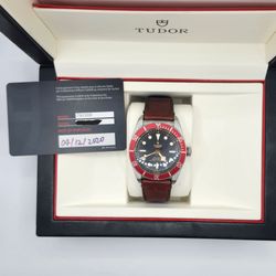 Tudor Black Bay Heritage Red Bezel Ref.79230R  Leather Watch Box