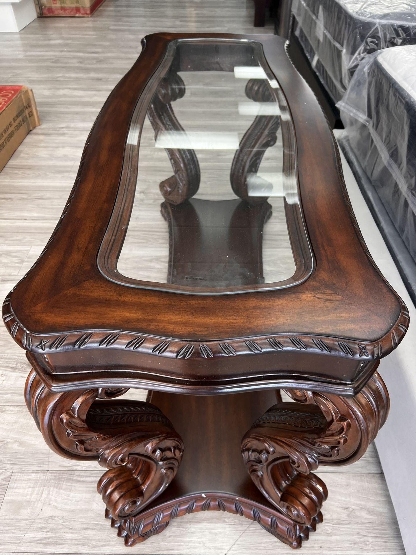 Wood Sofa/Console Table