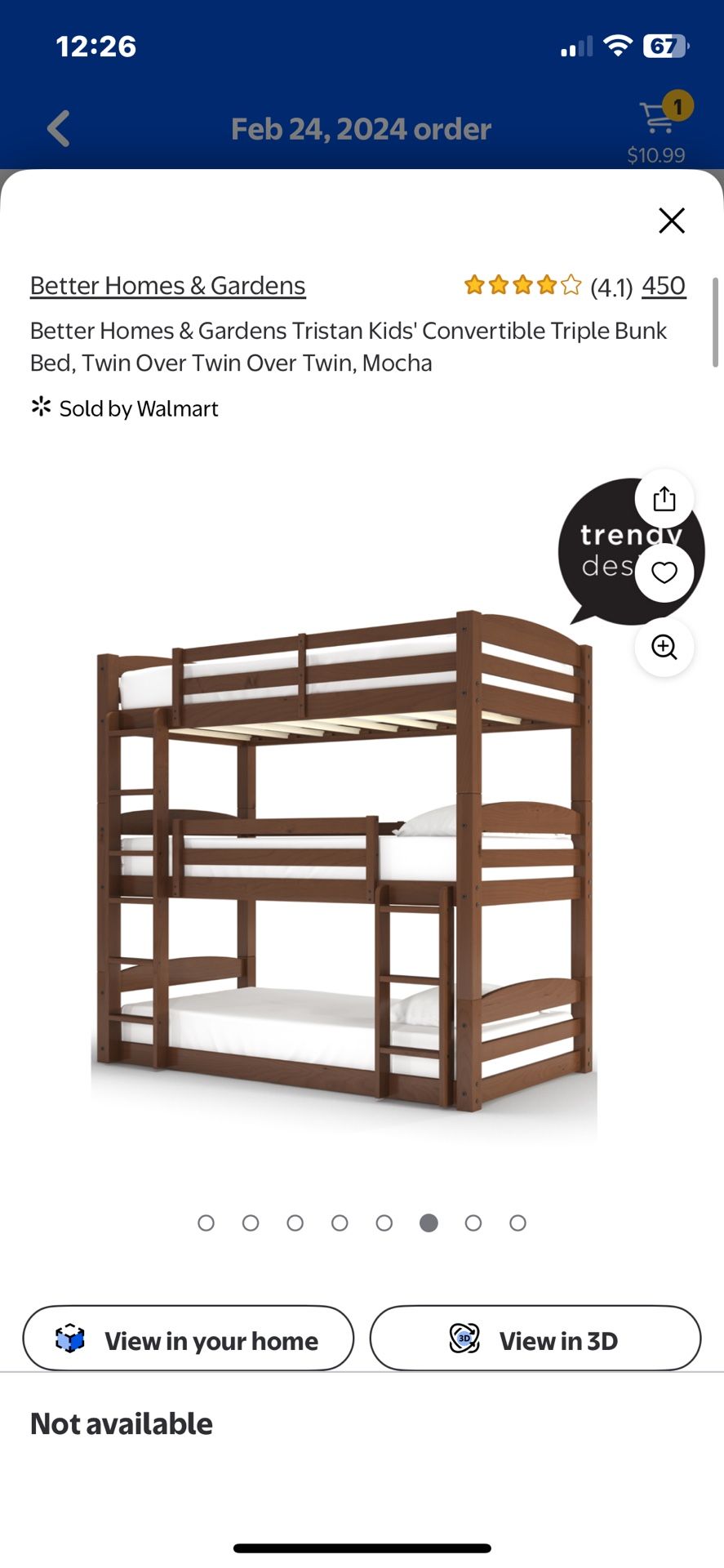 Triple Bunk Bed