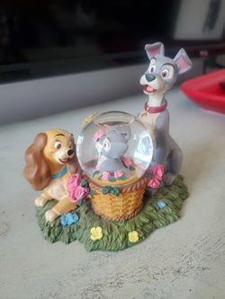 Lady And The Tramp Snowglobe