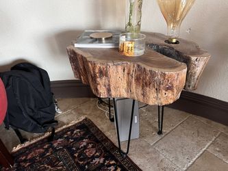 Decorative Lamp With Real Wood