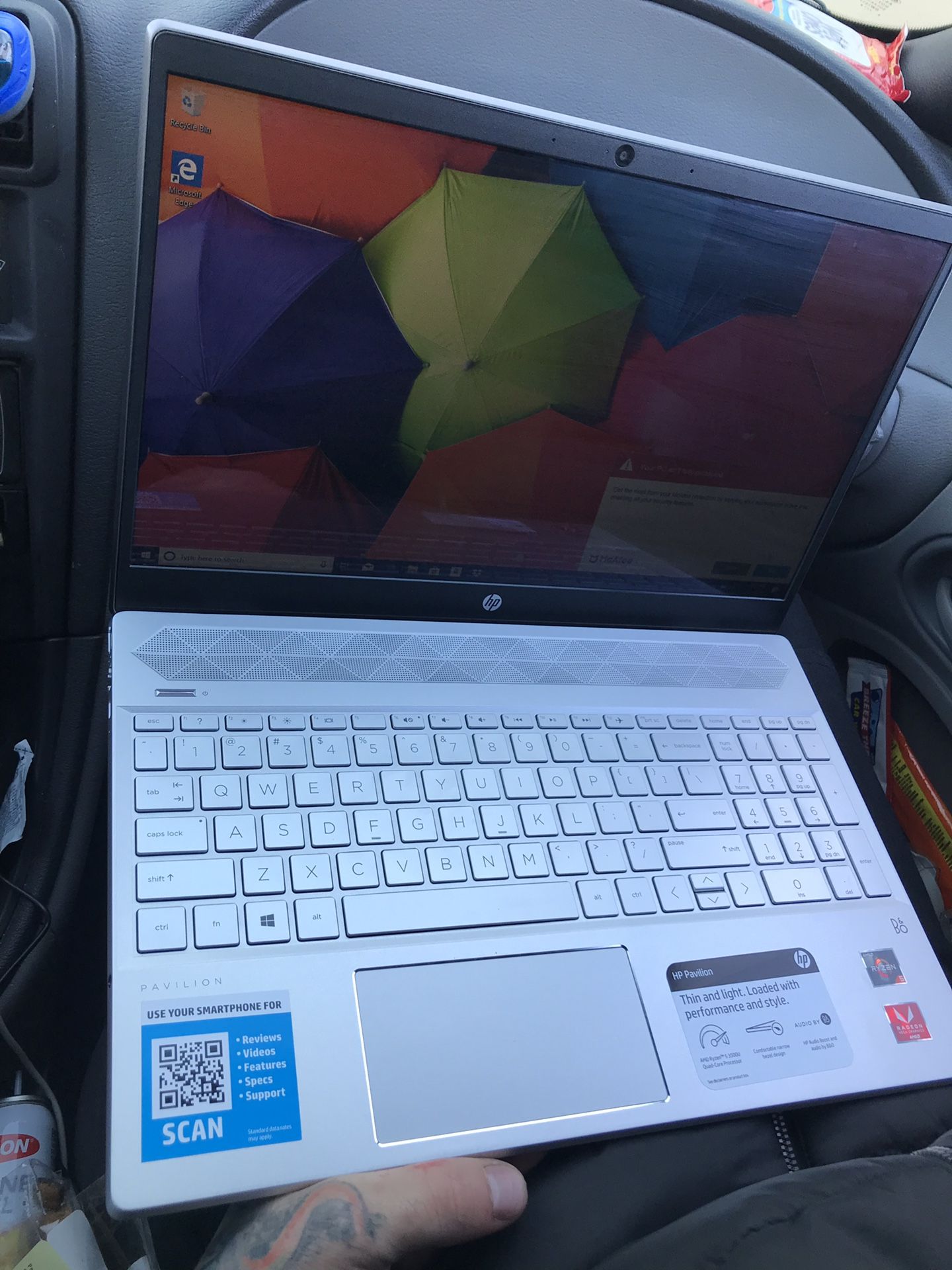 HP Pavilion Touch Screen Laptop (Model Number 15-cw1095nr)