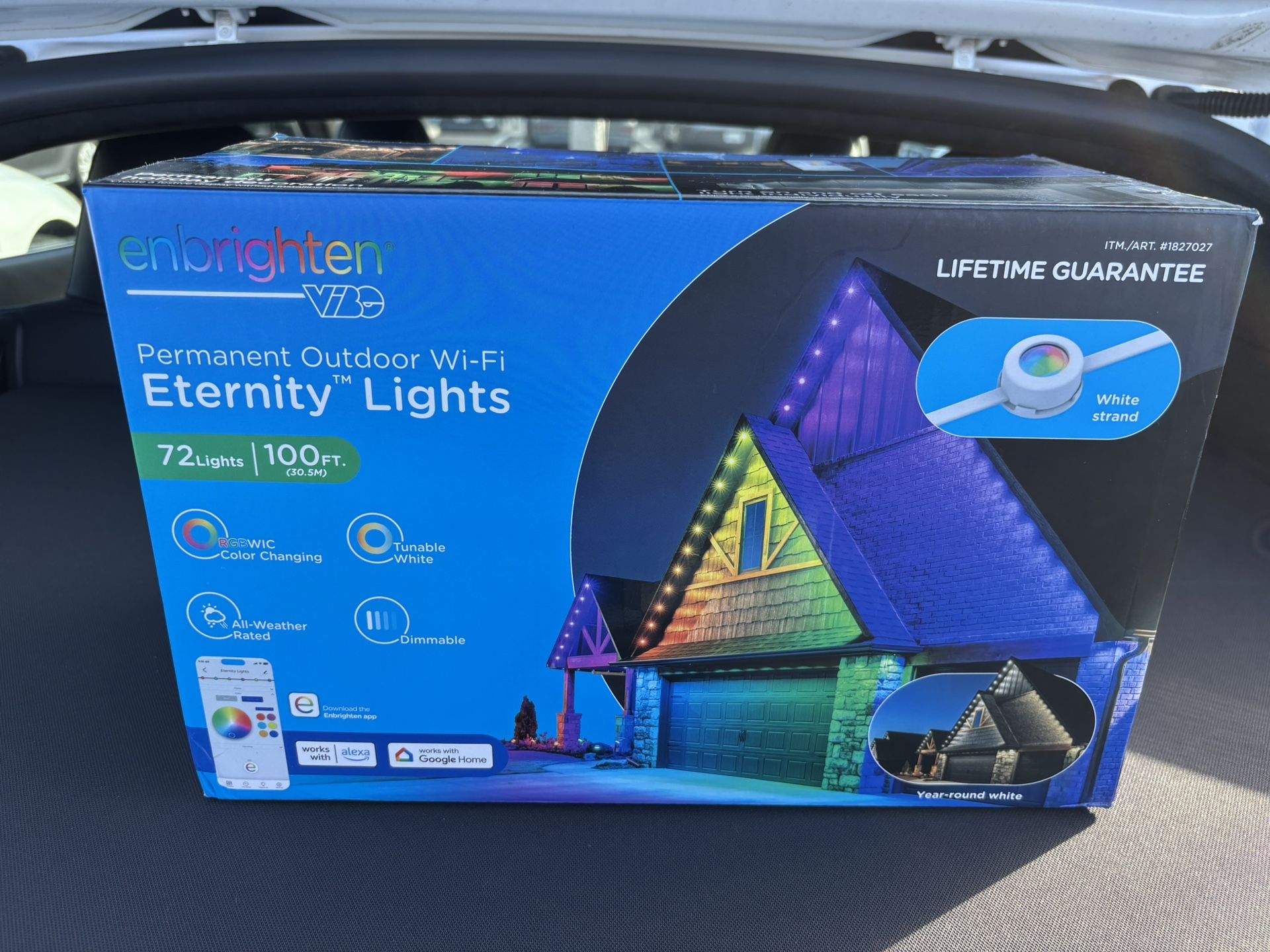 100ft Permanent Outdoor Wi-Fi Eternity Eave Lights